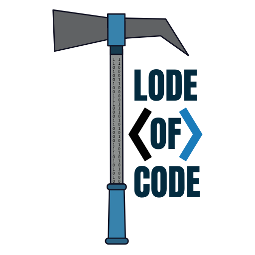 A picture of the logo for LodeofCode.com.
